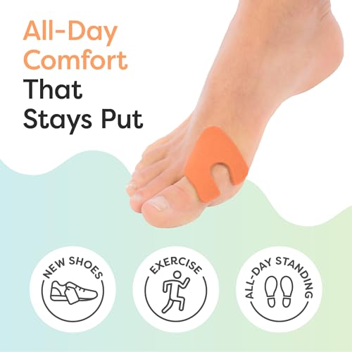 Image of ZenToes U-Shaped Felt Callus Pads, Self-Stick Cushions, 18 Count | Thick padding offloads pressure from that one stubborn spot, stays put all day. Trim to fit, latex-free