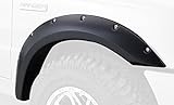 Bushwacker 21037-02 Black Pocket/Rivet Style Smooth Finish Front Fender Flares for 1993-2011 Ford Ranger (Excludes FX4)