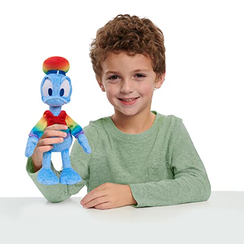 Disney Standard Pride Small Plush – Donald Duck, Just Play, Officially Licensed Kids Toys For Ages 2 Up, Basket Stuffers And Small Gifts, Amazon Exclusive #TOP1
