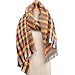 Fall Winter Scarf for Women Fashion Long Shawl Cardigan Wrap Vintage Blanket Plaid Y2k Large Warm Long Scarves 2025