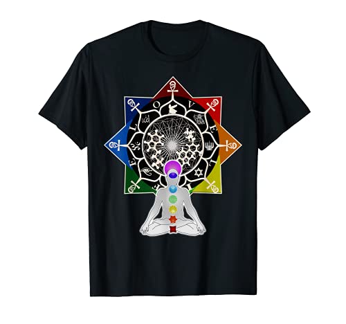 Meditation Chakra Psychedelic Inspiration Tees Camiseta