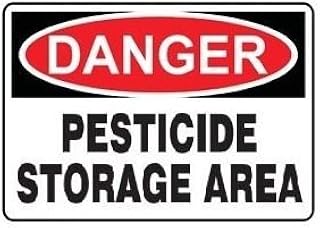Danger Pesticide Storage Area Sticker, 5