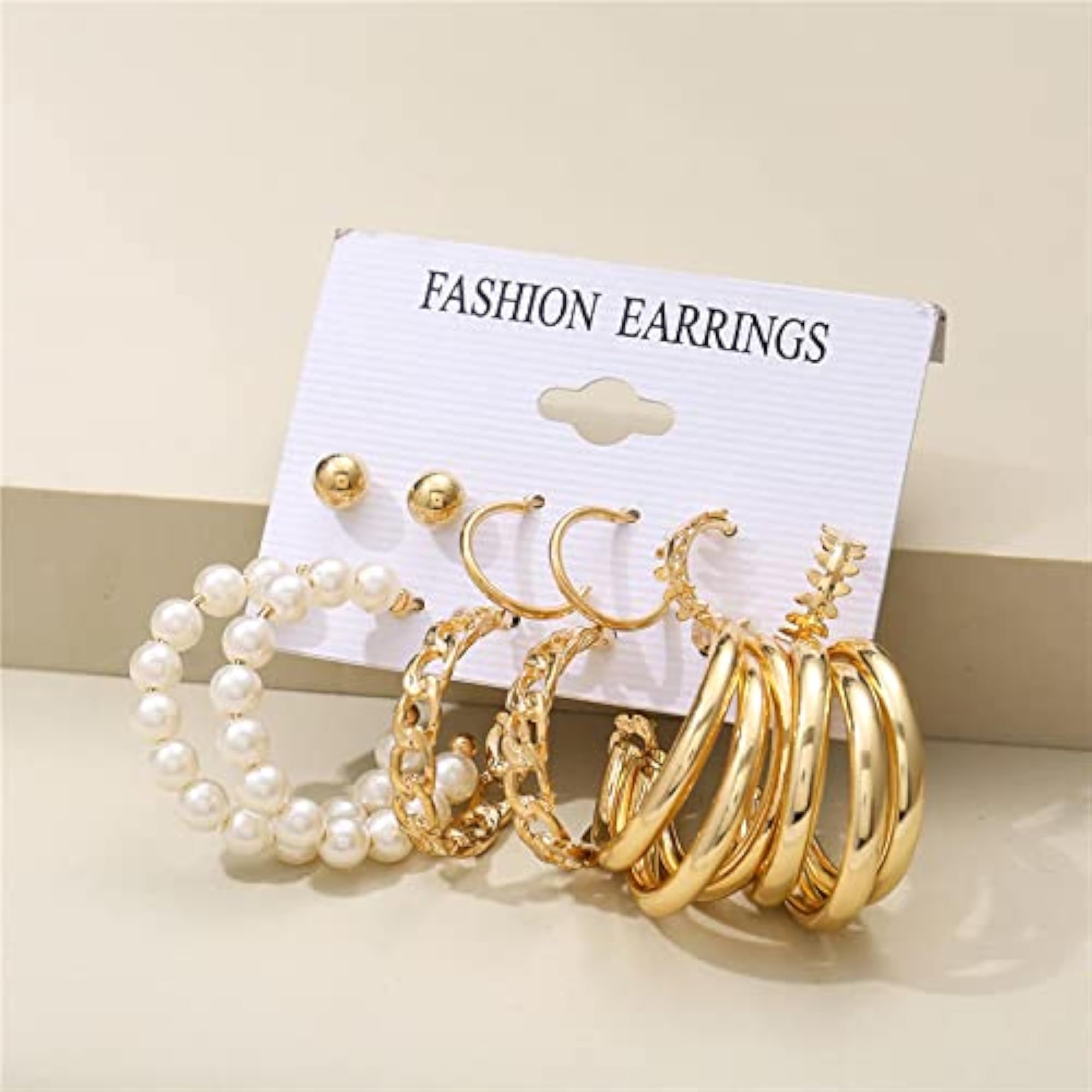 Plated Ear rings Combo for Women (Style 3)