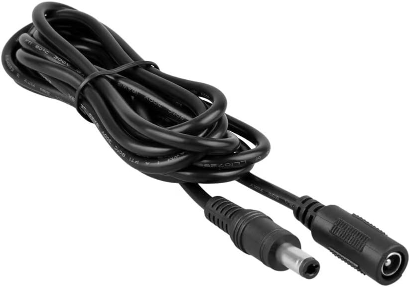 6 Feet 1.8m Extension Power Cord Cable for Amcrest AMC960HBC36 AMC960HBC36B AMC960HBC36W 960H Bullet Security Camera