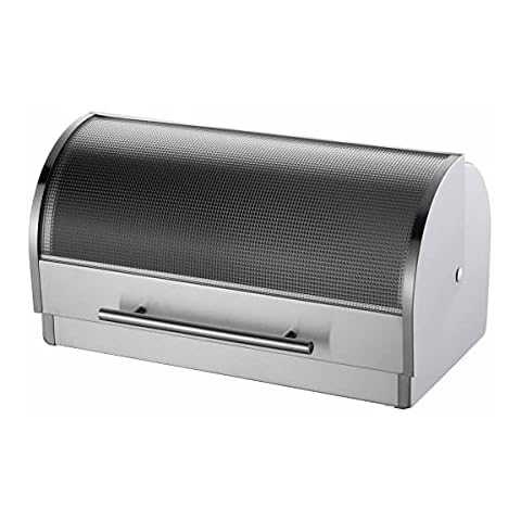 Michelino Edelstahl Brotkasten 39,5 x 24 x 21 cm Brotkiste Cover
