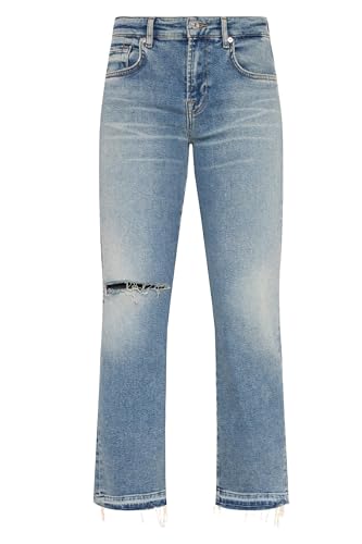 7 For All Mankind Women's Calie Straight Ankle2