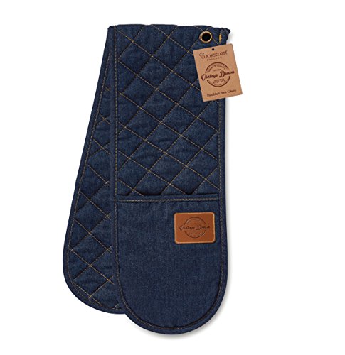 Cooksmart Double Oven Glove, Oxford Denim