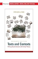 Texts and Contexts: Writing about Literature with Critical Theory 0135848814 Book Cover