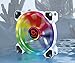 Talius Iris Spectrum RGB Fan 12 cm (Available in Two Colours) (White)
