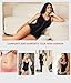 Nebility Fajas Colombianas Moldeadoras Bodysuit Shapewear for Women Tummy Control Body Shaper Faja Postpartum Butt Lifter(Black,Large)