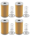 4PCS Fuel Filter 15521-43160 Fit for Kubota L2250 L275 L3010 L3130 L3300 L3350 L3410 L3600 L3940