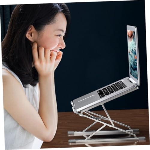 Support laptop ergonomique rehausseur portable pour tablette et ordinateur