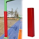 Square Basketball Pole Padding for Training, H-6ft/183cm Outdoor and Indoor Basketball Pole Pads, Waterproof Hoop Pads Crash Cushion Pads, Basketball Hoop Post Padding 7