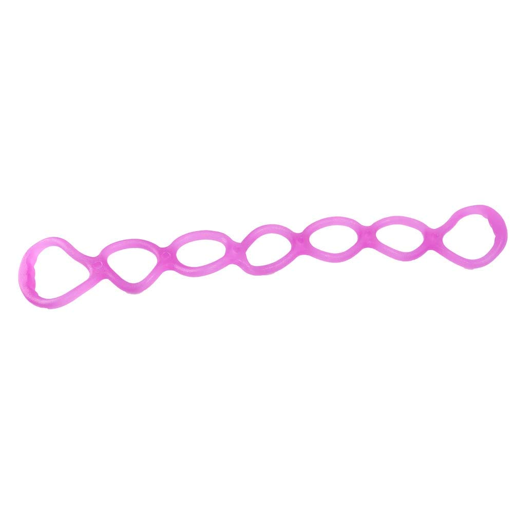 Yoga Stretch Band Strong Tensile Fitness Strap for Improved Leg Distance, for Yoga, Pilates, Bluepurple (Purple)