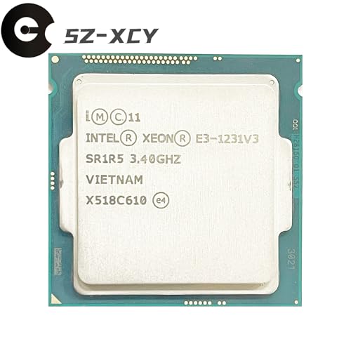 Processeur CPU quadricœur E3-1231 v3 3.4 GHz composant informatique socket 1150 - 2