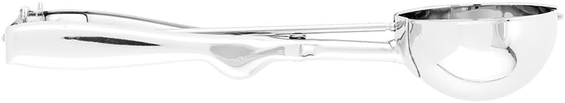 Restaurantware Met Lux 3 Ounce Gelato Scoop 1 Ambidextrous Ice Cream Scoop - Built-In Blade Dishwashable Stainless Steel Cookie Dough Scoop Comfortable Grip For All Ingredients