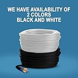 Primes DIY 3 Core Round White Flex Flexible Cable, stranded electrical copper wire, Insulated Flexible PVC Wire, Stranded Wire High Temperature Resistance, 3182Y BASEC Approved 2.5mm(4 Meter) - Image 6