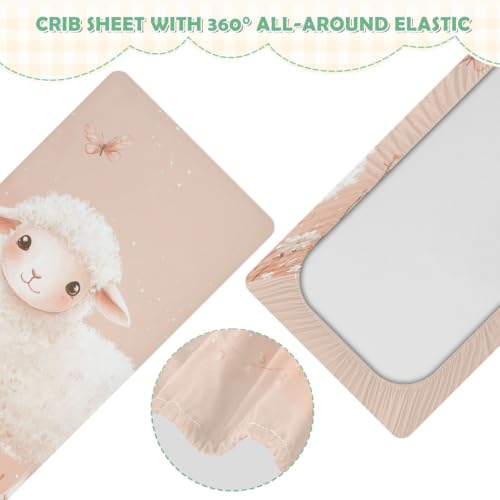 Drap imperméable bébé motif mouton pour envelopper ses nuits - 5