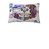 ★ Diseño: Besos de pareja de calavera gótica. Amor sin fin. Una muy bonita decoración para tu habitación, tu hotel, tu casa.