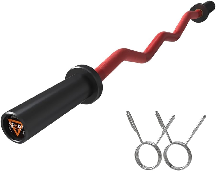 Cap Barbell – Barra De Curl Estándar Sólida E-Z De 47 Pulgadas – Yaxa Colobia