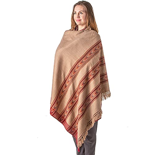 Om Shanti Crafts Meditation Shawl Unisex Prayer Wrap