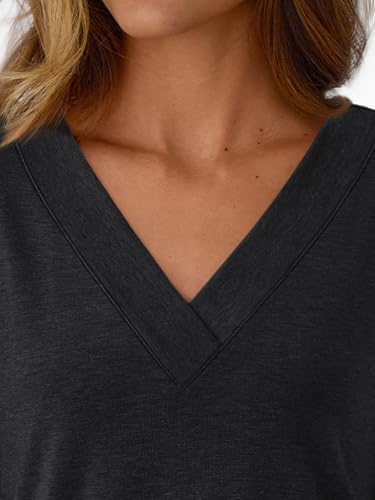 AUTOMET Long Sleeve Shirts for Women Tops V Neck Casual Top Comfortable Shirt Soft Basic Tees Women Blouses - Image 6