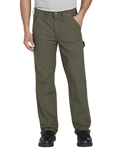Dickies Men s Tough Max Ripstop Carpenter Pant, Rinsed Moss, 32 32