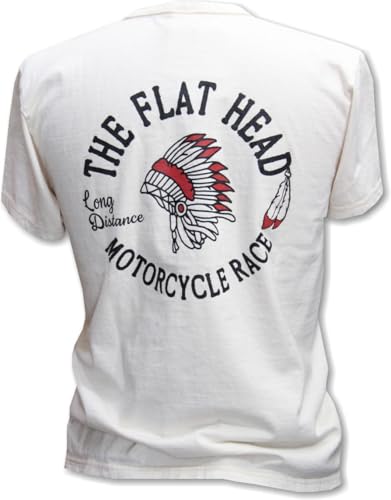 [�t���b�g�w�b�h] T�V���c FN-THC-048 MOTORCYCLE RACE �ۓ�����T�V���c theflathead (JP, �����T�C�Y, 44, �i�`������)