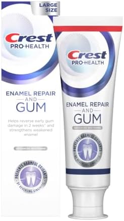 Crest Pro-Health Enamel Repair and Gum Toothpaste 4.8 oz Anticavity, Antibacterial Flouride Toothpaste, Clinically Proven, Gum and Enamel Protection, Advanced Whitening