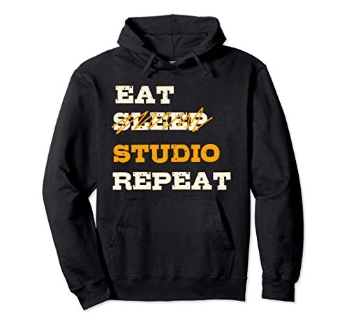 Eat Sleep Studio Repeat | Funny Architect Design Studio Sudadera con Capucha