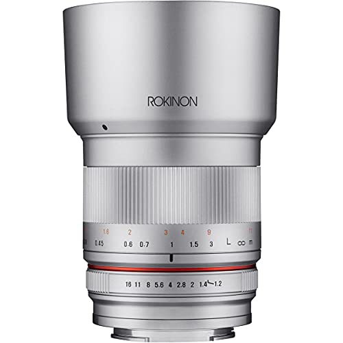 Rokinon 35mm f/1.2 High Speed Wide Angle Lens for Fujifilm X Mount, Silver