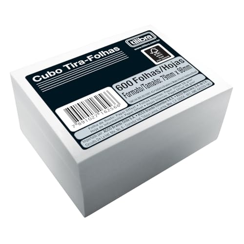 Tilibra - Cubo Tira Folhas 600fls - 1 un