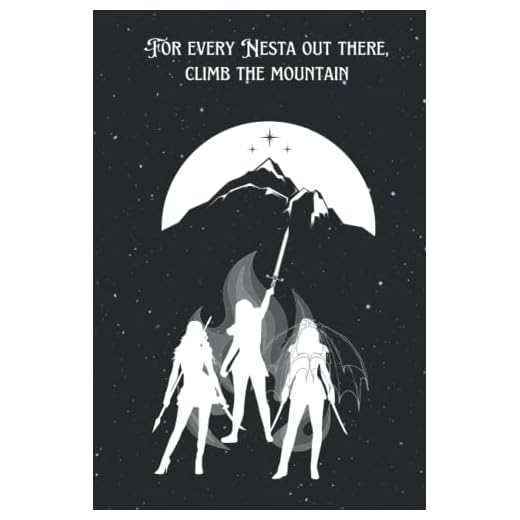 Nesta archeron notebook acotar series - a court of silver flames: Girl boss notebook