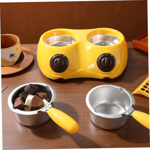Máquina de fundir chocolate eléctrica 110V en amarillo miniatura 6