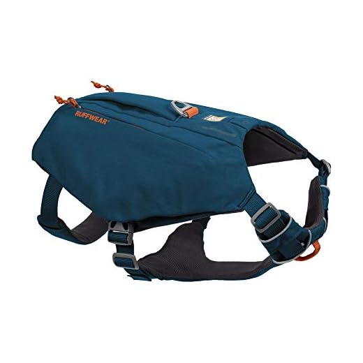 Ruffwear, Switchbak Dog Harness, Pack & Harness Hybrid for Day Trips & Everyday Use, Blue Moon, Large/X-Large