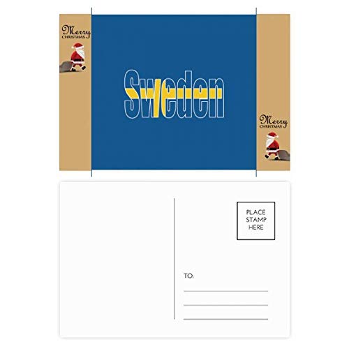 Cartes postales Suède de remerciement pour écrire vos messages après un voyage scandinave