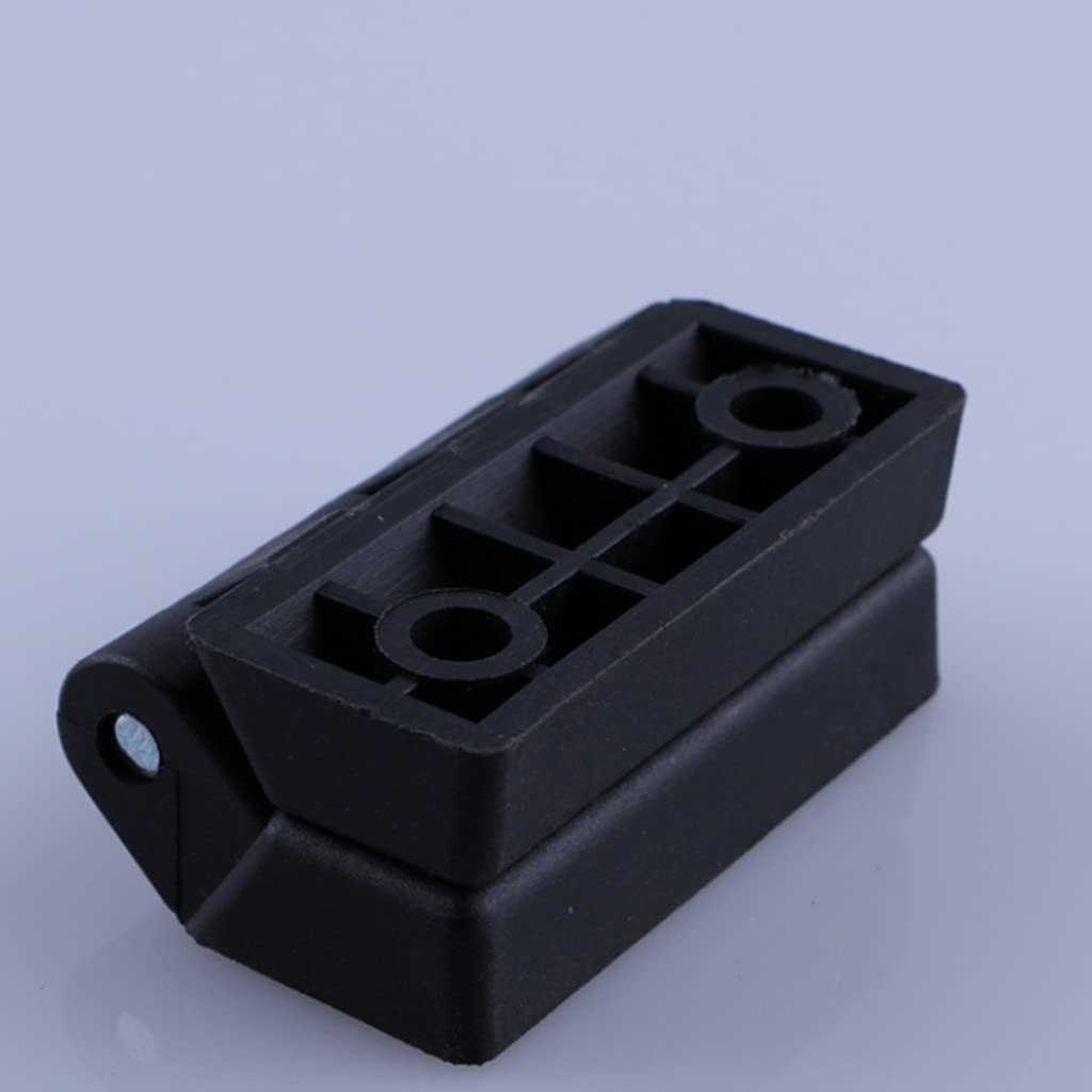 20 unids/Set de bisagras de Perfil de Aluminio, bisagras de plástico 65 * 65mm bisagras de Puerta de Armario de interruptores, bisagras de Nailon ABS