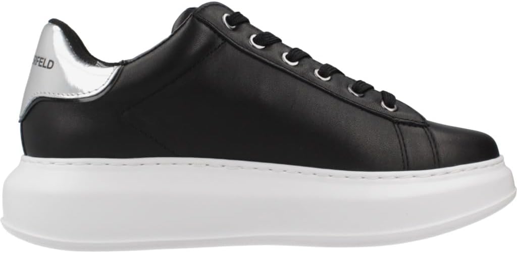Karl Lagerfeld Women's Kapri Casual Trainers Sneakers Black 8 US - Image 4
