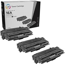 LD Remanufactured Toner Cartridge Replacement for HP 16A Q7516A Black, 3-Pack Compatible with All the Following HP Printer Models LaserJet 5200 5200dtn 5200tn