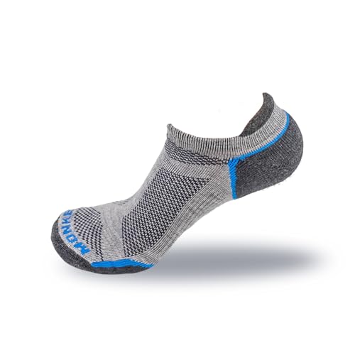Fish Monkey SM200 Lightweight Tab - Ventilated Merino Wool Arch Compression Cushioned Heel for Men and Women