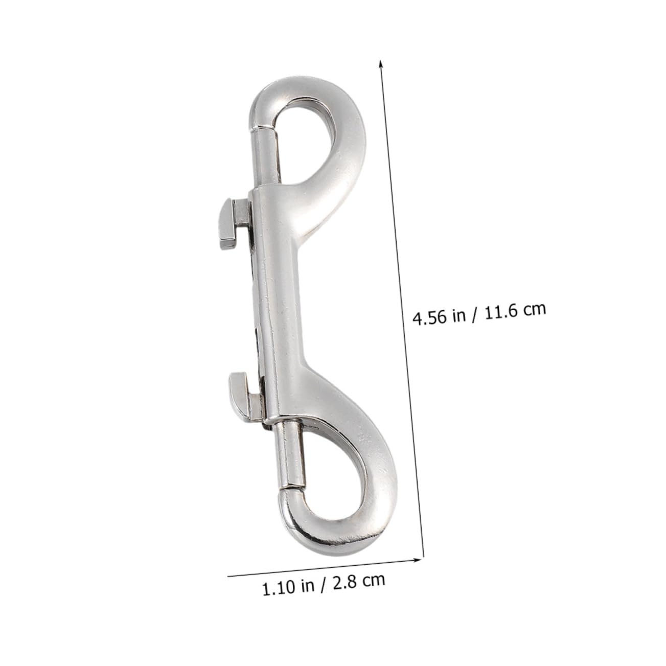 12piezas Ganchos De Mosquetón Para Correas De Perro y Equipaje Clips De Sujeción Resistente Para Actividades Al Aire y Decoración