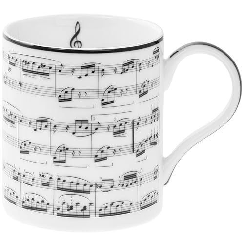 The Leonardo Collection Notes de musique Mug en porcelaine fine Making Music Collection Leonardo
