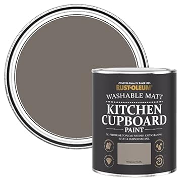 Rust-Oleum Brown Kitchen Cupboard Paint in Matt Finish - Whipped Truffle 750ml