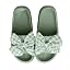 Bow Checkered Green