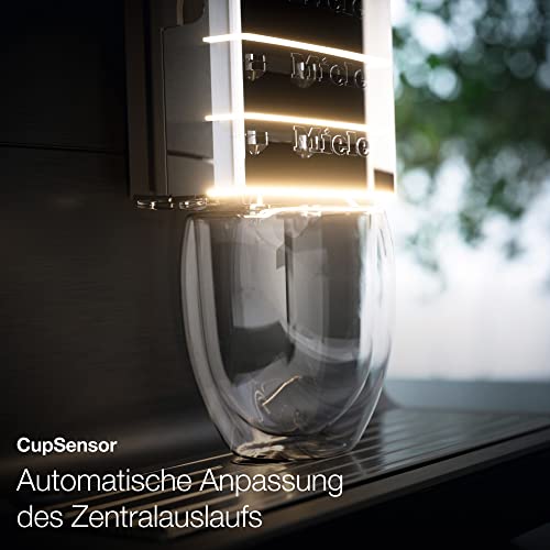 Foto von Miele CM 7550 CoffeePassion Kaffeevollautomat - OneTouch for Two, AromaticSystem, 10 Genießerprofile, DoubleShot, CupSensor, WLAN-fähig, automatische Entkalkung u. v. m. - Brillantweiß, 2,2 Liter