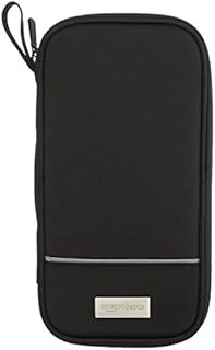 Amazon Basics RFID Travel Passport Wallet Organizer - 10 x 5 Inches, Black