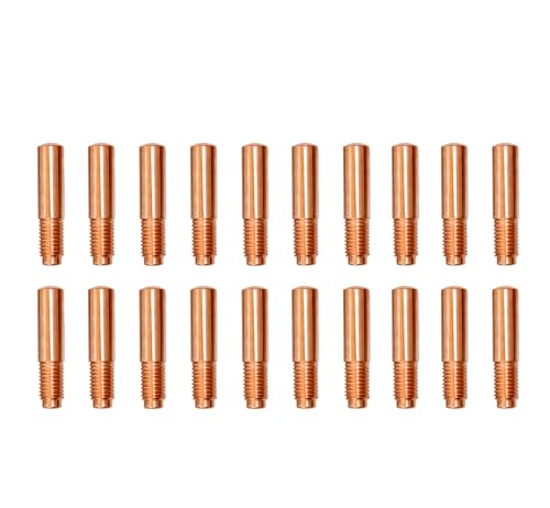 Image of TimelyDu 20pk Welding Tip 0.035" 000-068 MIG Welder Tip for Hobart H-9 H-10 Miller Millermatic M-10 M-15 M-25 M-40 M-100 M-150 MIG Welding Torch（.035”）