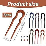 Zoom IMG-1 6 forcine per capelli francesi Zoom IMG-1 6 forcine per capelli francesi