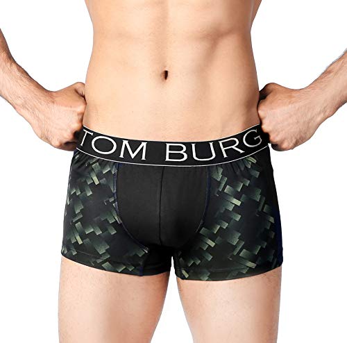 Image of TOM BURG Regular Cotton Designer Casual Smooth & Comfortable Trunks for Men (Pack of 2)