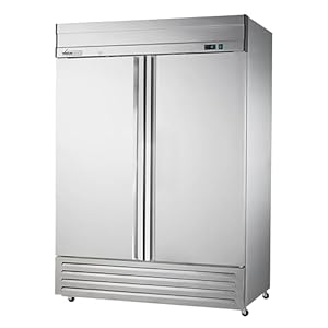 Commercial Refrigerator – 2-Solid Door Reach-in, Stainless Steel, 54″ W (69K-936)